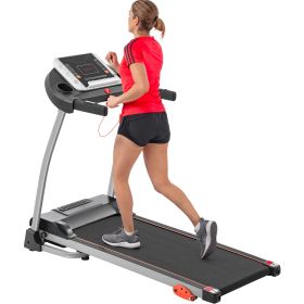 Easy Folding Treadmill for Home Use, 2.5HP Electric Running, Jogging & Walking Machine with Device Holder & Pulse Sensor