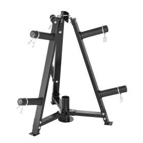 Weight Plate Rack Weight Plate Tree Home Gym Barbell Storage Stand 2 inch