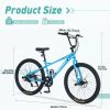 Freestyle Kids Bike Double Disc Brakes 26 Inch Children's Bicycle for Boys Girls Age 12+ Years